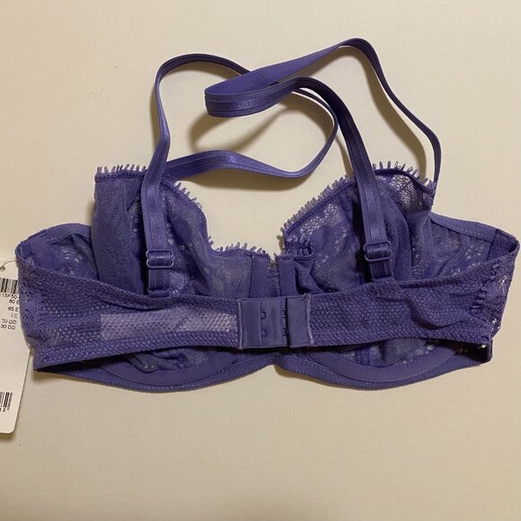 Chantelle Day to Night Lace Unlined Demi Bra  - Dusky Lavender NWT - Picture 5 of 8